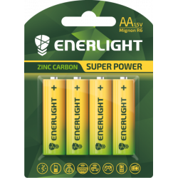 Батарейка Enerligh SuperPower жовта АА R6 блістер 4шт 2130