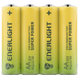 Батарейка Enerligh SuperPower жолтая АА R06 спайка 4шт 2161