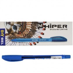 Ручка гел. Hiper Oxi Gel 0,6мм синя HG-190 10 шт