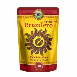 Кофе растворимый сублимированный "Brazil'ero" Premium 140г