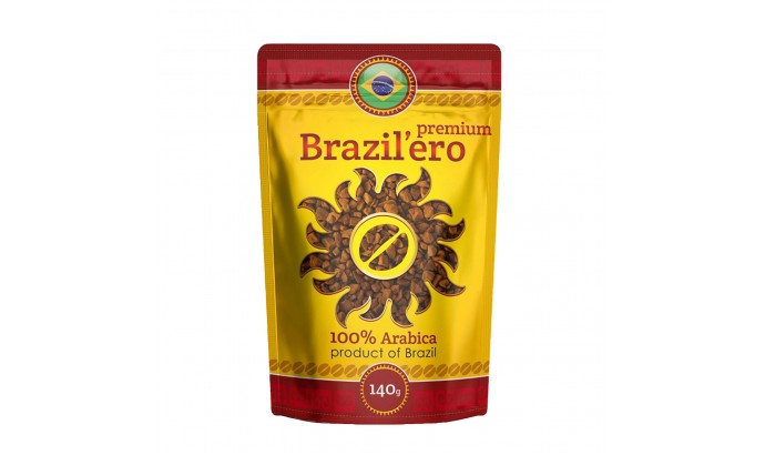 Кава розчинна сублімована "Brazil'ero" Premium 140г