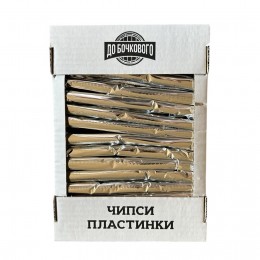 Чіпси вагові пластини зі смаком Шашлику 750гр