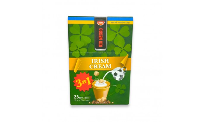 Кава Ріо негро 3 в 1 Irish  cream  13г * 25 шт 