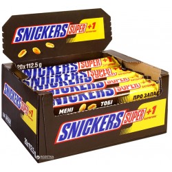 Шоколадний батончик Snickers 112,5 гр 