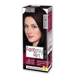 Крем-краска для волос Fantasy FLIRT №187 темно-каштановый