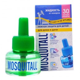 Жидкость от комаров (30 ночей) "MOSQUITALL" Нежная защита для детей 30мл 0725