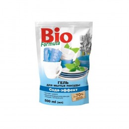  Бальзам д/мойка посуды дой-пак Bio Formula сода эффект 500мл