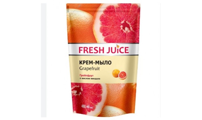 Жидкое мыло крем Fresh Juice grapefruit дой-пак 460мл