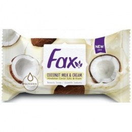 Мыло 60гр "Fax"крем + кокосовое молоко