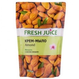 Жидкое мыло крем Fresh Juice almond дой-пак 460мл
