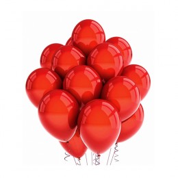 Балони перламутрові червоні 100 шт