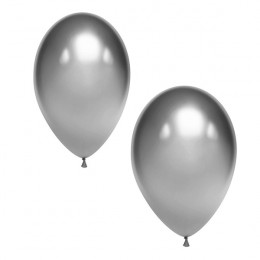 Балони перламутрові сірі 100 шт