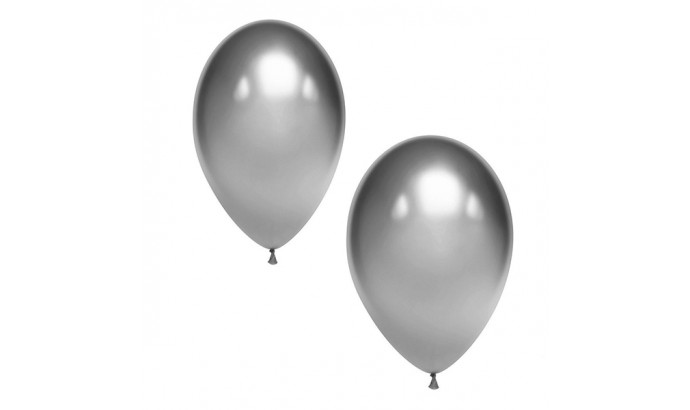 Балони перламутрові сірі 100 шт