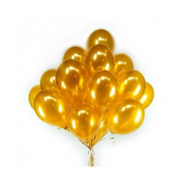 Балони перламутрові золото 100 шт