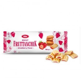 Фрутанчик печенье сдобное со вкусом клубники 150 г КЛИМ