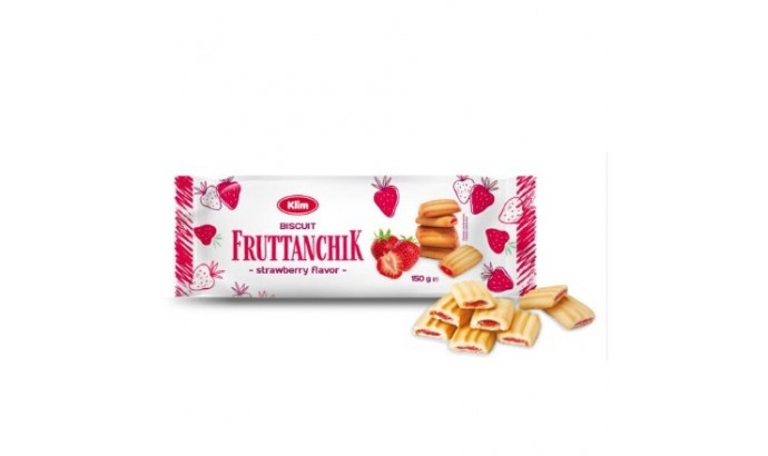 Фрутанчик печенье сдобное со вкусом клубники 150 г КЛИМ