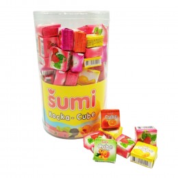 Жувальна цукерка SUMI kocka-cube банка 11,5гр 100шт