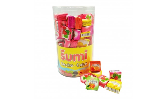 Жевательная конфета SUMI kocka-cube банка 11,5гр 100шт