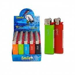 Зажигалки "SMILE" цвет. Premium 4108 50шт