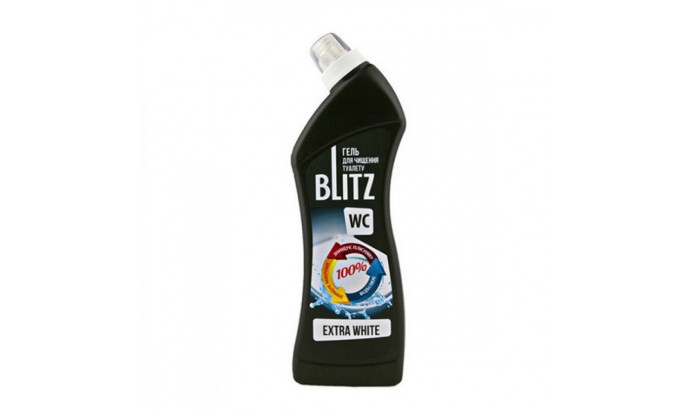 Гель для чистки унитазов "BLITZ Extra White" 0,75л