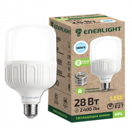 Лампа світодіодна Enerlight HPL Е27 28Вт 6500К