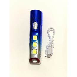 Ліхтарик  UV пл. перезаряджається з USB №JY-1186