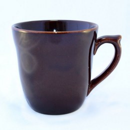 Чашка 0,5л Весна коричневая/деколь 10125