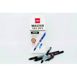 Ручка гелевая Master CELLO черная CL-1801 - 12 шт