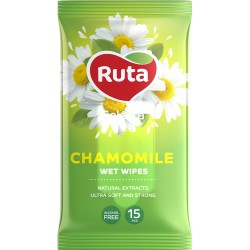 Вологі серветки Ruta Selecta Chamomile - 15шт