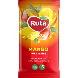 Влажные салфетки Ruta Selecta Mango - 15шт