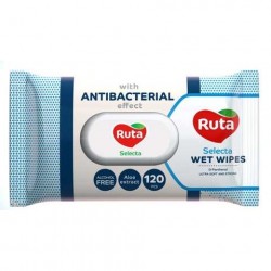 Вологі серветки Ruta Selecta 120шт з антибактеріальним ефектом