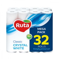 Туалетний папір Ruta Classic 32рул 2ш білий