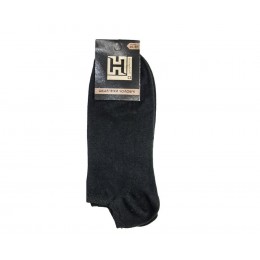 Шкарпетки короткі чоловічі стрейч ЛІТО чорні розмір 25-27 12 пар