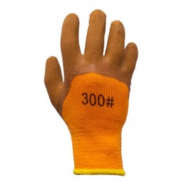 Перчатки рабочие литые цветные ЗИМА 300# 12шт