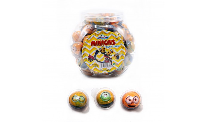 Желе джем Minions 10гр 60шт