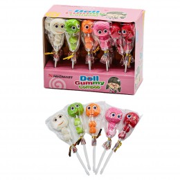 Маршмелоу-кукла Doll Gummy Lollipop 10г 30шт