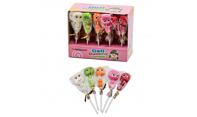Маршмелоу-лялька Doll Gummy Lollipop 10г 30шт