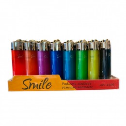 Зажигалки "SMILE" пьезо цветная 5102 50шт